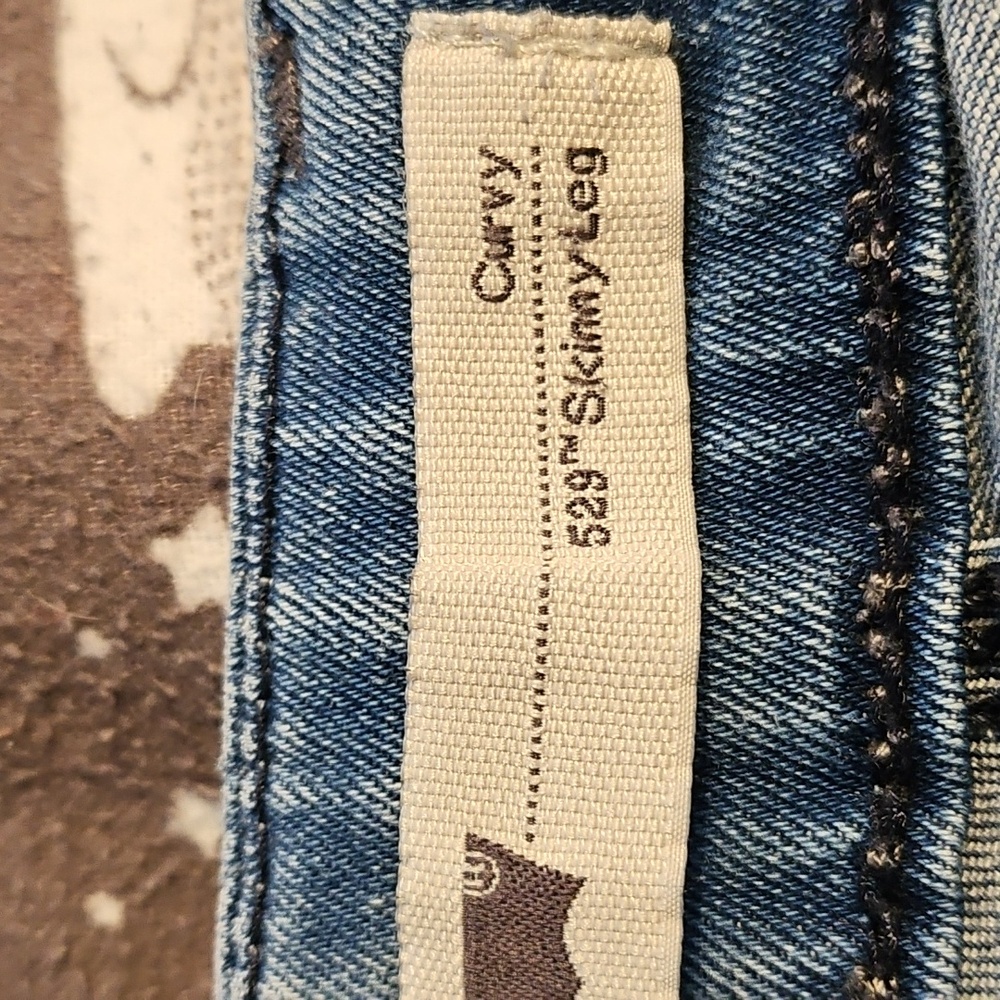 Levi's 529 Curvy Skinny Leg Women's Light Wash Blue Jeans - Picture 3 of 13